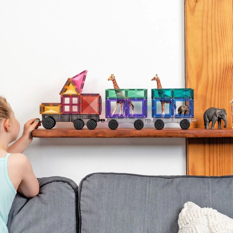 Connetix Magnetic Tiles 50 Piece Pastel Transport Pack - Image 12