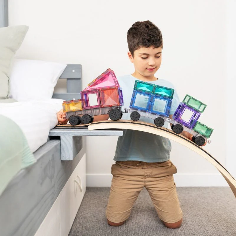Connetix Magnetic Tiles 50 Piece Pastel Transport Pack - Image 6