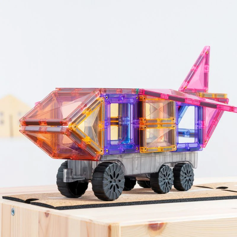 Connetix Magnetic Tiles 50 Piece Pastel Transport Pack - Image 7