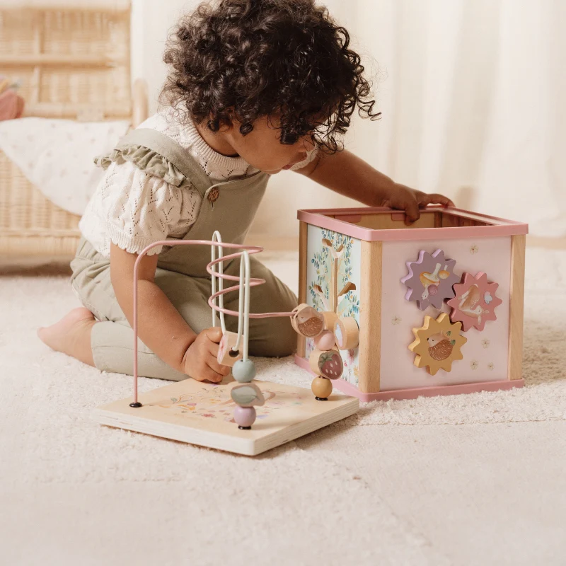 Little Dutch Wooden Activity Cube - Fairy Garden - Image 3