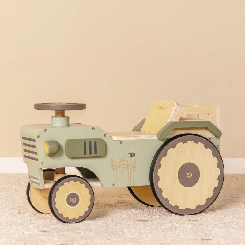 Little Dutch Wooden Ride On Tractor - Image 4