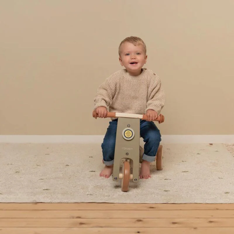 Little Dutch Wooden Tricycle  - Olive - Image 4