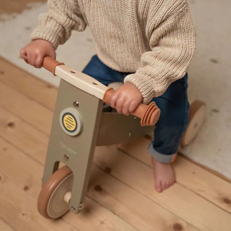 Little Dutch Wooden Tricycle  - Olive - Image 5