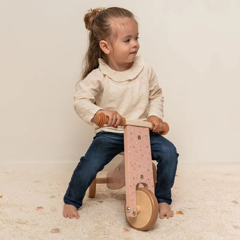Little Dutch Wooden Tricycle  - Pink - Image 3