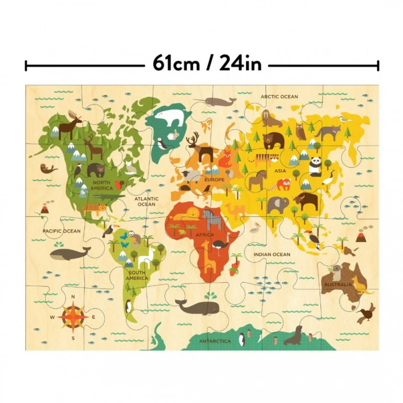 Petit Collage Our World Floor Puzzle - Image 4