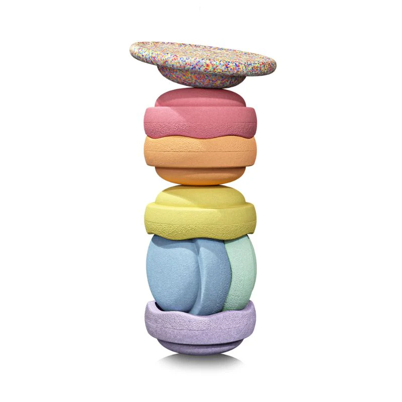 Stapelstein Stepping Stones - Pastel 6+1 Set - Image 3