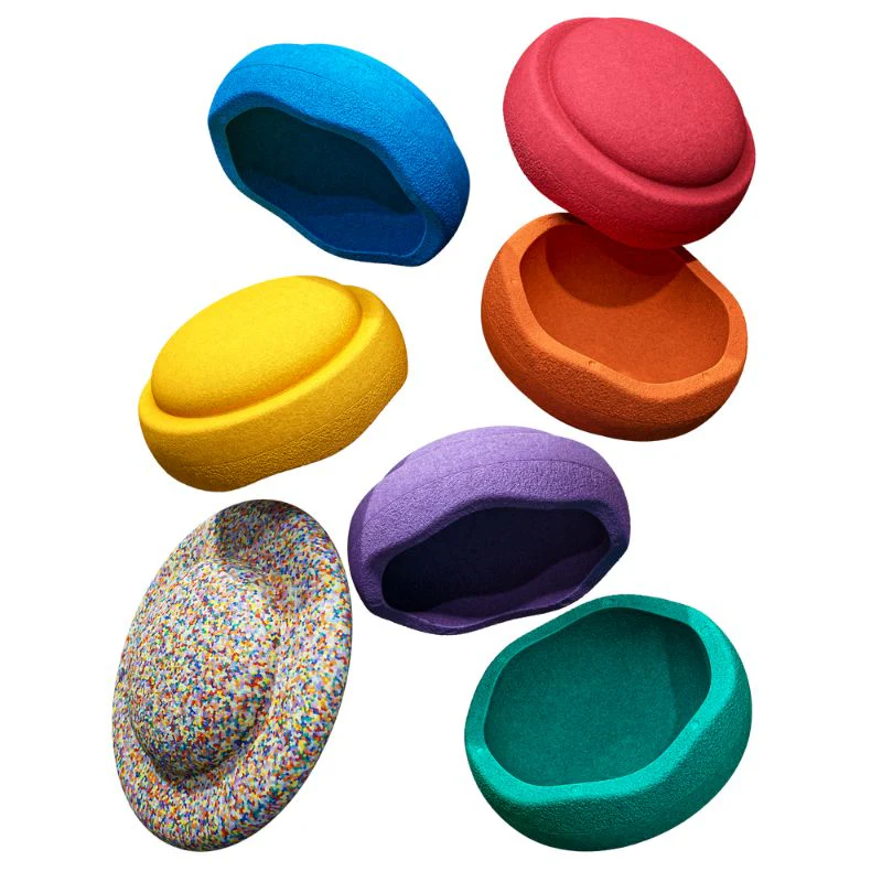 Stapelstein Stepping Stones - Rainbow Classic 6+1 Set - Image 9